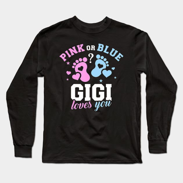 Gender reveal gigi Long Sleeve T-Shirt by Eduardo